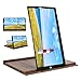 9.8 Inch Phone Screen Amplifier, Wireless Mobile Phone Magnifier with Wood Stand, HD Anti Radiation Eye Protection Video Enlarger for Home Theater Experience (Brown)