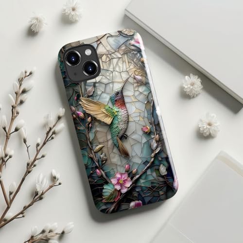 Coque iPhone 15 colibri DEENAKIN de protection antichoc double couche