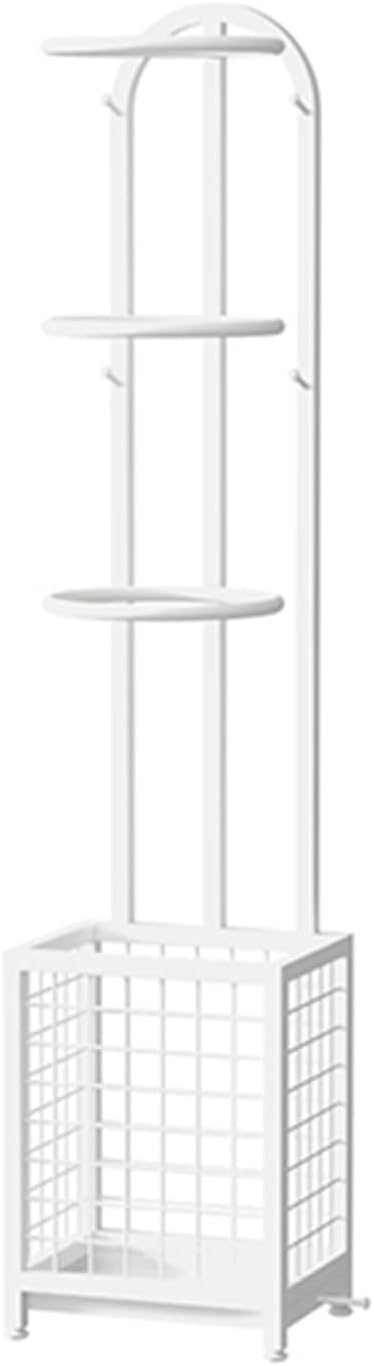 Tall Metal Sports Ball Storage Rack - 3-Ball Organizer with Hook & Umbrella Stand for Basketball, Soccer & Volleyball Display - Durable and Stylish Sports Equipment