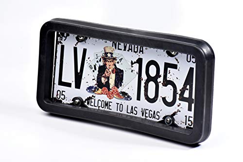 Ar-Pro 2-Pack Rubber Protective License Plate Cover And Bumper Guard | Thick, Heavy Duty Rubber Prevents Scratches And Dents In Low Impact Bumps | Universal Fit For Cars, Trucks, Suvs And Vans #TOP2