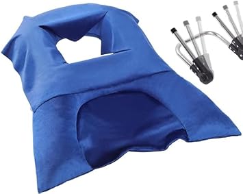 Face Down Pillow Adjustable Stomach Sleeping Pillow for Recovery After Eye Surgery BBL, Vitrectomy, Retinal Surgery, Prone Pillows, Removable Washable Cover, Home Massage Office Workplace Nap Pillows
