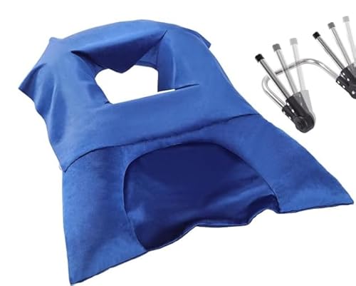 Face Down Pillow Adjustable Stomach Sleeping Pillow for Recovery After Eye Surgery BBL, Vitrectomy, Retinal Surgery, Prone Pillows, Removable Washable Cover, Home Massage Office Workplace Nap Pillows