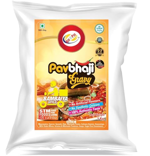 Am 2 Pm - Instant Ready To Cook Pav Bhaji Gravy | Pav Bhaji Gravy for Mumbaiya Pao Bhaji - 1Kg