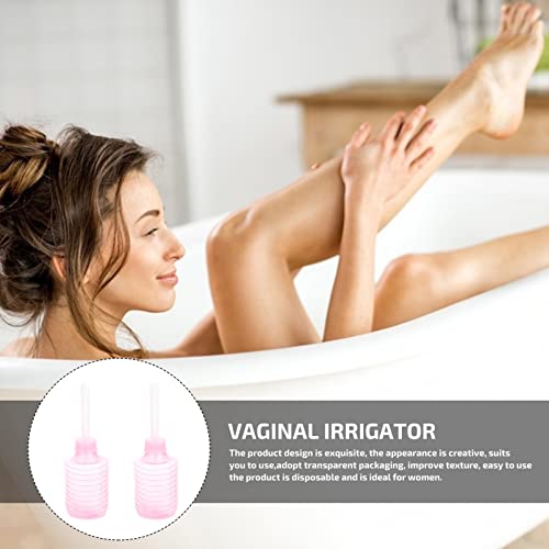 12Pcs Pressure Women Time Syringe System: Vagina Water Applicator Feminine Washers Clean Handheld Practical Useful Cleansing Tools Sprayer Personal Hygiene Colon Bidet Enemas Pink #TOP5