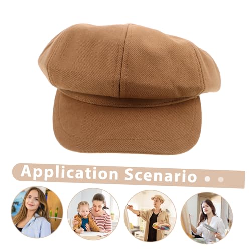 Béret femme casquette plate légère design octogonal souple et aéré