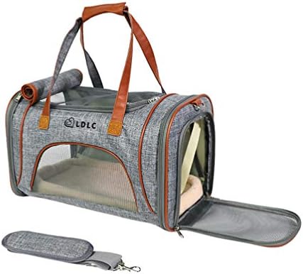 BIENKA Soft Sided Pet Dog Cat Carrier Foldable Breathable Pet Holder Pet Outdoor Bag Pet Storage Handbag for Puppy Kitty Small Animal Handbag