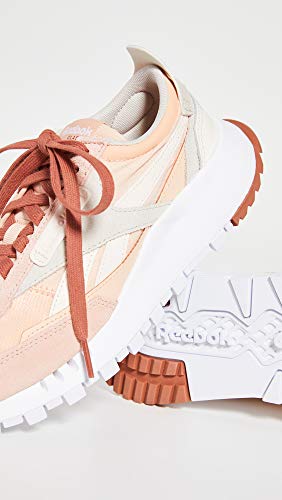 Reebok Women's Classic Legacy Sneaker, Ceramic Pink/Aura Orange/White