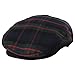 Pelham Plaid Wool Ivy Cap (Large) Green/Black