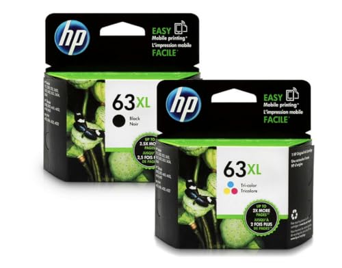 HP 63Xl High Black and High Yield Tri-Color Kit