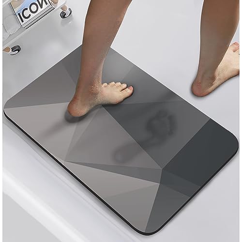 Oeeo Tappetino Bagno 40x60 cm Grigio