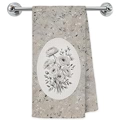 Elegant Floral Towels