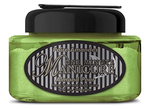 One Minute Manicure "One Minute Manicure � Moisturizing Salt Scrub � 13 oz � Professionally Formulated To Exfoliate, Recondition & Moisturize Skin � Enhanced With Botanical Oils & Natural Sea Salts (French Vanilla)"