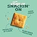 Back to Nature Cheezy Square Crackers, Non-GMO, Plant-Based Cheese Flavored Snack Cracker, Made with Wheat Flour, 5 oz Box