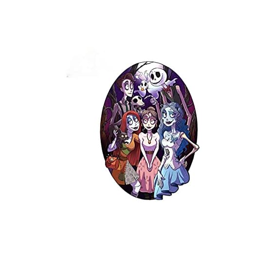 MDGCYDR Pegatinas Personalizadas Coche 13 Cm X 8,6 Cm Pesadilla Antes De Navidad Pegatina para Coche Motocicleta Parachoques Aplique Ajuste Maleta Vinilo Envoltura De Coche