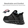 Hitmars Safety Trainers Men Women Steel Toe Cap Trainers Lightweight Work Trainers Safety Shoes Breathable Safety Boots Non Slip Industrial Sneakers Black UK 10 #4