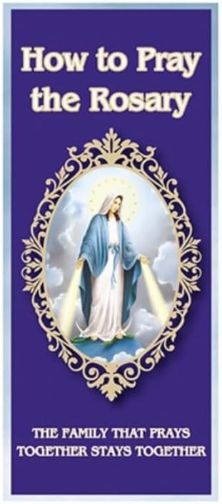How to Pray the Rosary Set Including Family Prayer Pamphlet Catholic Prayer Guide - Image 2