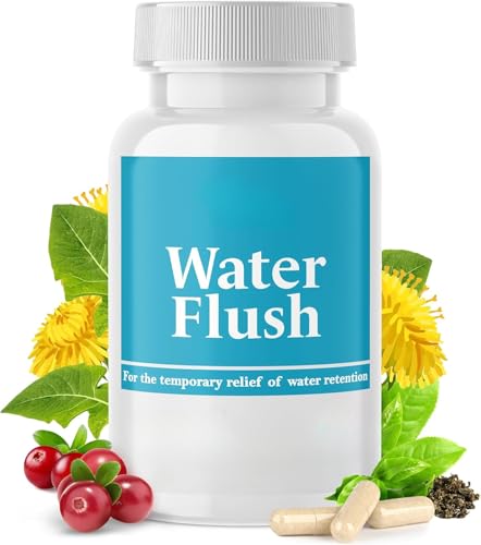 Diuretic Water Pills for Relief from Bloat and Swelling, with Green Tea, Cranberry, Dandelion Leaf Extract