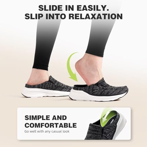 OrthoComfoot Women's Orthopedic Slip-On Loafers Walking Shoes: Comfortable Arch Suppor Slippers for Plantar Fasciitis, Casual Soft Orthotic Shoes for Foot and Heel Pain Relief3
