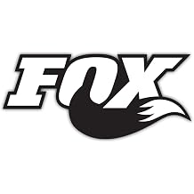 Fox Tail Racing Waterproof Sticker for Car, Truck, SUV, Window, Bumper, Laptop, Helmet, Motocross 2.25" x 5"