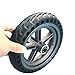 Ruota completa per scooter elettrico, pneumatici solidi antideflagranti 8 1/2X2, esenti da manutenzione, resistenti all'usura e antiscivolo. Design a nido d'ape, pneumatici antiforatura e non gonfiab