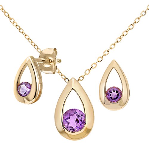 Preisvergleich Produktbild Citerna Damen-Ohrhänger 9 Karat (375) Gelbgold SET1804 / 1715Y / AM