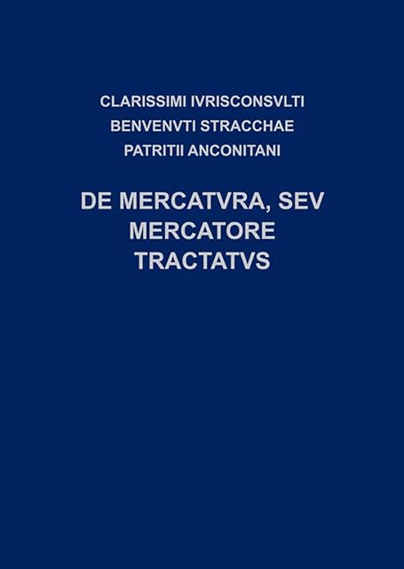 Portada de De mercatuvra, sev mercatore tractatus
