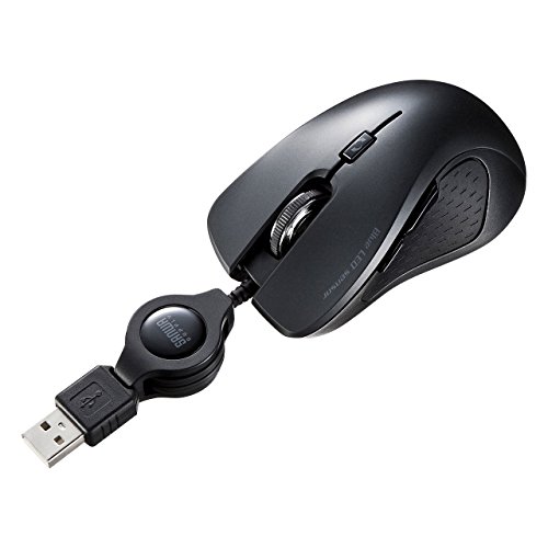 Souris USB Blue LED évite douleur poignet SANWA SUPPLY MA-BLMA9BK légère 68g