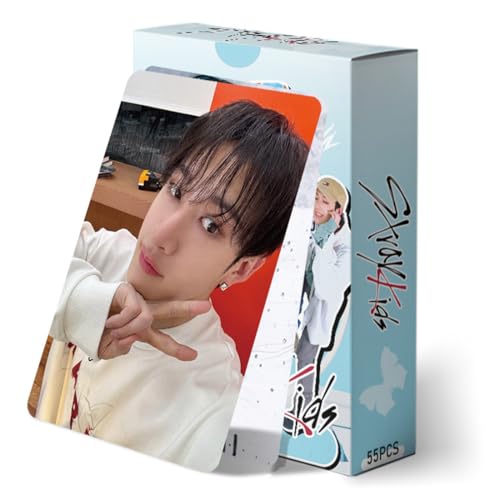 IEBTWN 55 Stück Stray Kids Merch Stray Kids Photocards Lomo Card Kpop Fotokarten StrayKids Album Photocards Für Fans Skz Merch Geschenk Sammlerkarte Für Stay