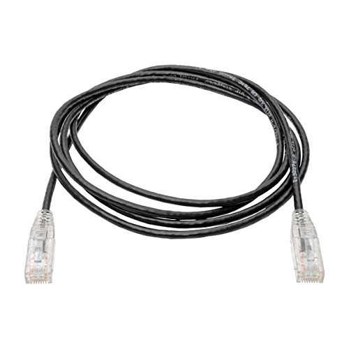 Cable de Red Tripp Lite Cat6 Patch Cord UTP 7 pies Negro miniatura 2