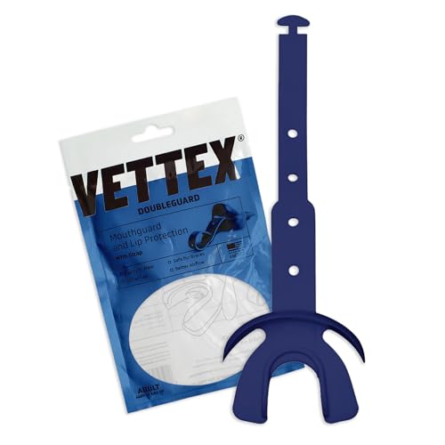 Vettex Marineblau Doubleguard Mundschutz mit Lippenschutz