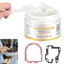 4 Oz Food Grade Grease for Kitchen Aid Stand Mixer, Widely Used in Most Kitchen Mixers, Food Safe Lubricant, Reduce The Wear of Mixer Gear Parts, Contain 9709511 4162324 Gasket and Spatula