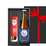 チョコレートとビール スイーツセット ベルギー クラフトビール ベリジャンホワイト コリアンダー オレンジピール 猫ラベル 330ml 1本 オランダ ビター チョコレート 海外ビール 輸入ビール お菓子 おしゃれ 退職祝い 熨斗 ギフト箱 リボン付き メッセジカード付き