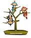 Monkey Tree - Purple Storage Tree - Hanging Play Set Climbing Gym - Display Stand - Fingerlings Compatible (Green)