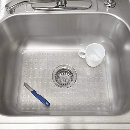 Sink Mat - Medium Crystal Clear Pvc Sink Protector By Better Housewares (Size 16 X 12 X 1) #TOP2
