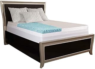 Simmons Beautyrest Simmons Curv 4-inch Sculpted Gel Memory Foam Mattress Topper with Polysilk