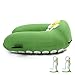 ZenGuru Best Acupressure U-Shaped Neck Pillow - Sale - Effective Remedy for Neck & Shoulders Pain and Stress Relief - with Magnet Therapy - Lifetime Money Back (Green)