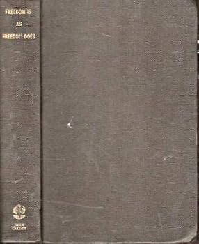 Hardcover Corliss Lamont 1st edit/1 print Freedom Is As Freedom Does 1956 [Hardcover] Lamont, Corliss [Hardcover] Lamont, Corliss Book