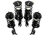 Front and Rear Strut and Coil Spring Assembly 4 Piece Set - Compatible with 1993-2002 Toyota Corolla