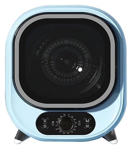 Mini secadora de ropa eléctrica, 0,8kg de capacidad, la carga frontal portátil secadora de ropa compacta Tumble con bañera de acero inoxidable, 450W secadora de ropa eléctrica Tumble para el apartamen
