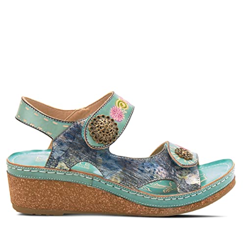 Spring Step L'artiste Women's Tiffinal Ankle Strap Sandal Mint Green Multi Eu 35 / Us 5 #TOP4