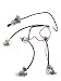 Wiring Harness for Epiphone Les Paul, SG etc. Guitars - with 2 Volume, 2 Tone, 3 -Way Toggle Switch and 1 Jack