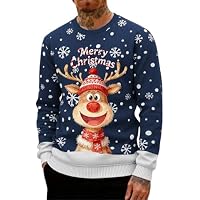Sudadera Navidad Hombre Jersey Navideño Friki Corte Clásico