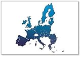 mapa mudo union europea 2017 Grosor aproximado: 0,5 cm. Mapa de la Unión Europea imán para nevera