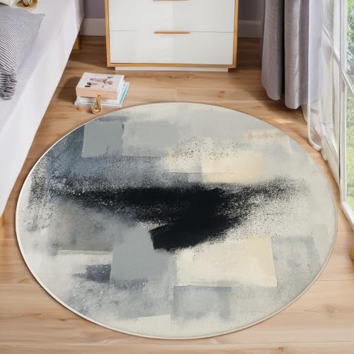Tapis de chambre moderne au design graffiti abstrait 80cm - 3