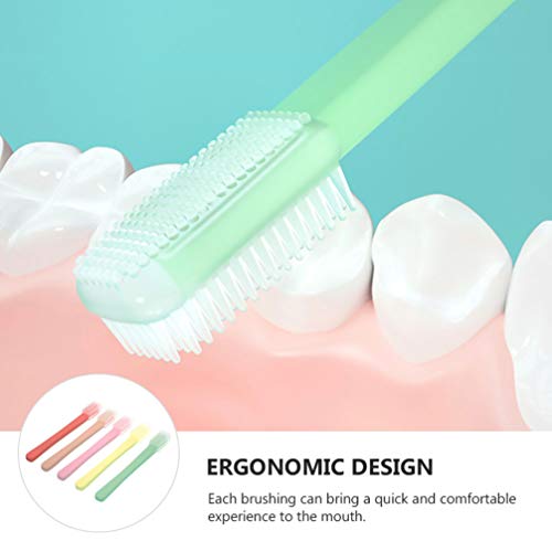 EXCEART Escovas de Dentes Infantis de Silicone, Escovas de Dentes Práticas para Crianças
