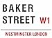 Baker Street, London (Sherlock Holmes) small size metal sign 8" x 6" (og 2015)