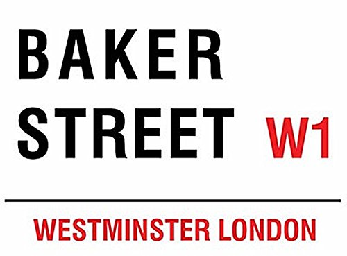 Baker Street, London (Sherlock Holmes) small size metal sign 8" x 6" (og 2015)