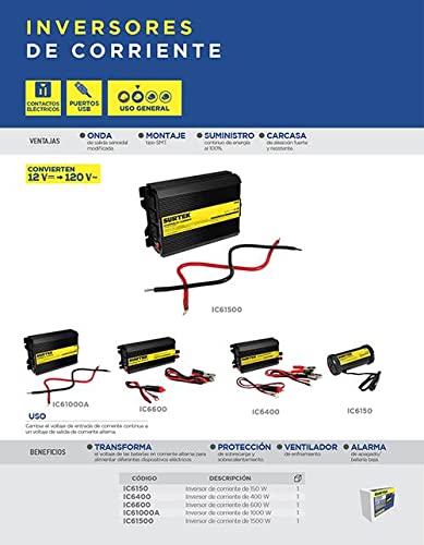 Inversores de voltaje 12V a 120V 4 Imagen adicional