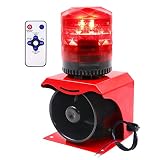 Alarm Siren Horn Industrial Sound and Light Emergency Strobe Warning Light Outdoor Alarm Horn Siren