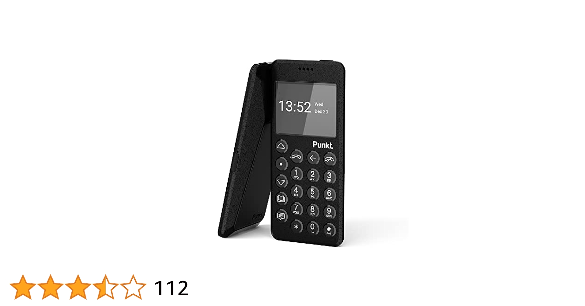 Punkt. MP02 ブラック 携帯電話本体 Punkt MP02 4G Mobile N. Generation -Mobile Phone To Regain